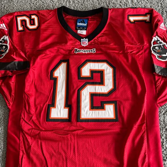 Vintage Authentic 1999 Adidas Trent Dilfer NFL Tampa Bay Buccaneers Jersey Sz 50 - Picture 3 of 10